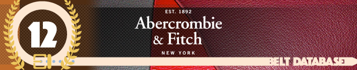第12位：アバクロンビー&フィッチ(Abercrombie&Fitch)