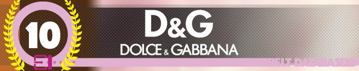 第10位：ドルチェ＆ガッバーナ(Dolce&Gabbana)