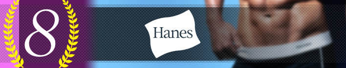 第８位：ヘインズ(Hanes)
